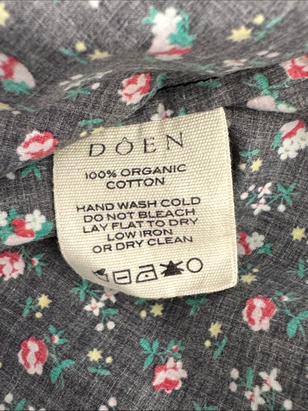 DOEN Victoire Floral 100% Organic Cotton Dress in Mirbeau Garden Size: XXL - Picture 12 of 12